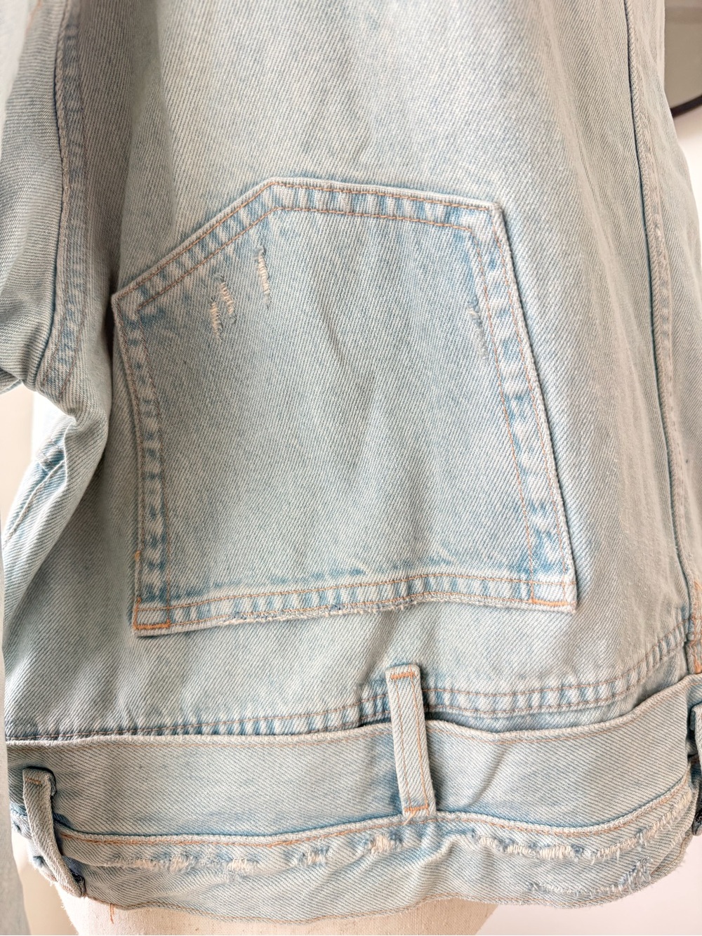 Zara Light Blue Denim Jacket - Picture 8 of 12